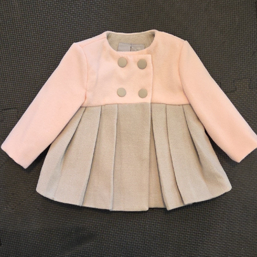 Chic Kids Pink and Tan Coat
